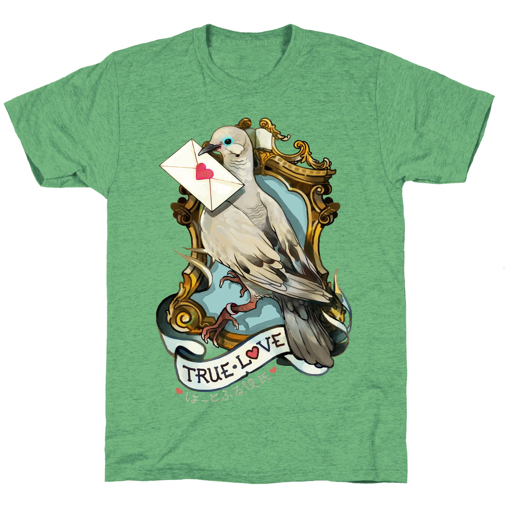 Pigeon Boyfriend Unisex Triblend Tee