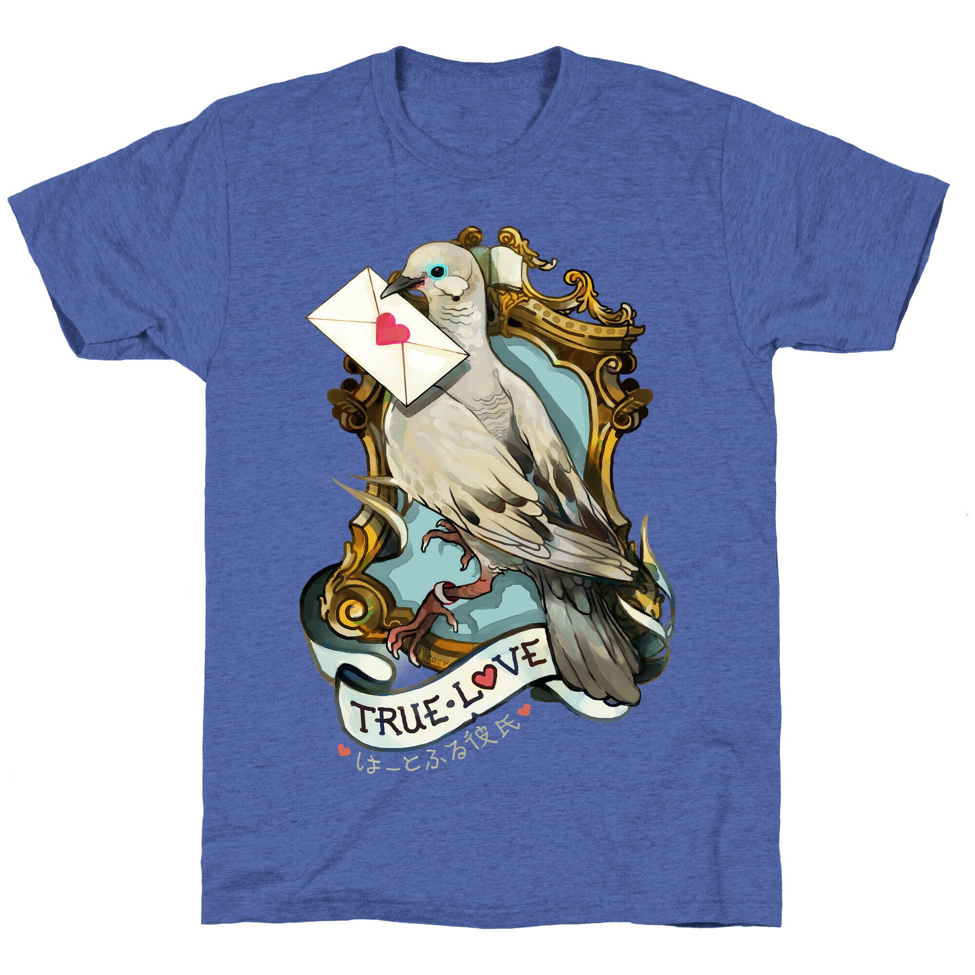 Pigeon Boyfriend Unisex Triblend Tee