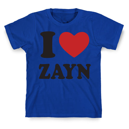 I Love Zayn T-Shirt