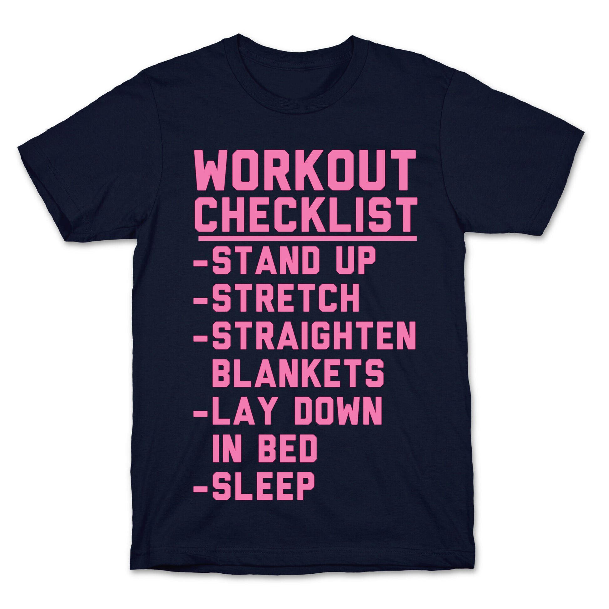 Workout Checklist T-Shirt