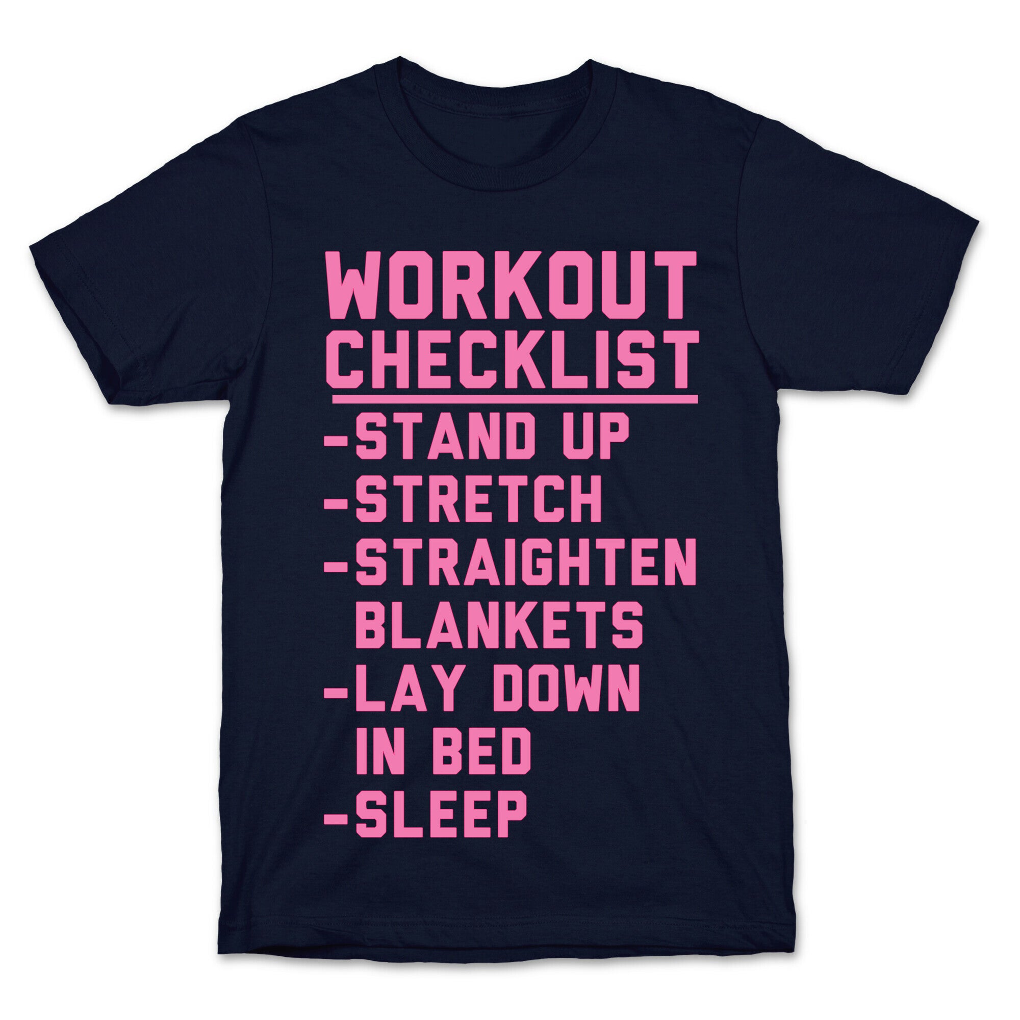 Workout Checklist T-Shirt