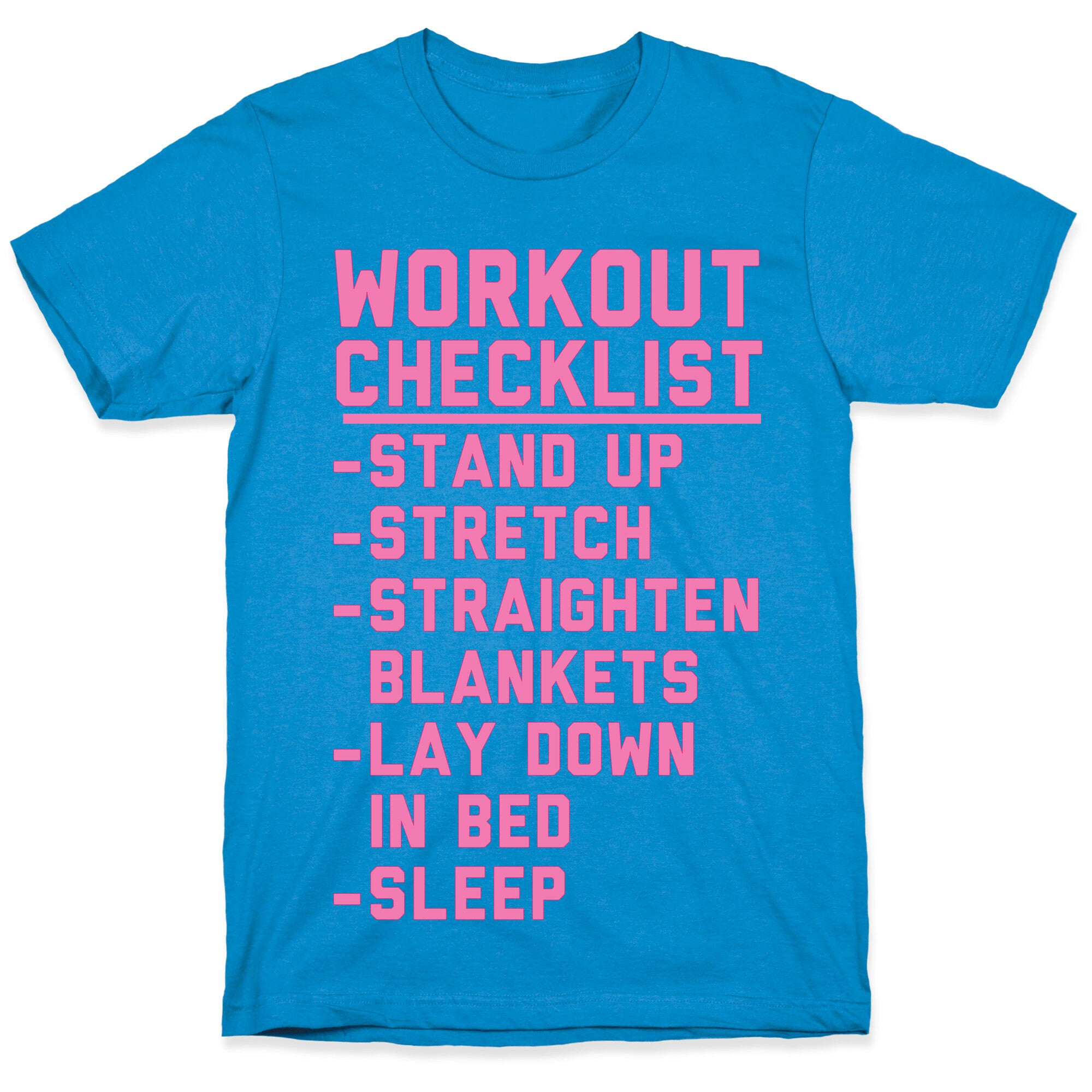 Workout Checklist T-Shirt