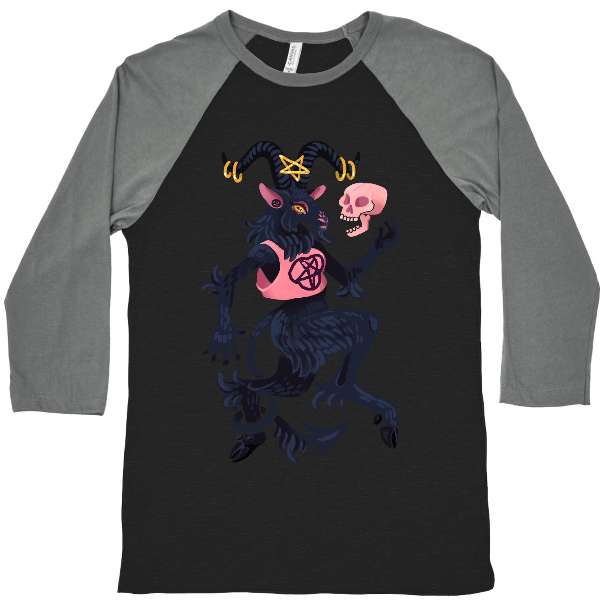 Goth Goat Baseball Tee