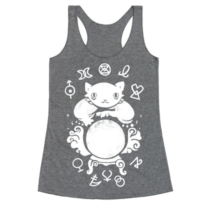 Lucky Tarot Cat #13 Racerback Tank