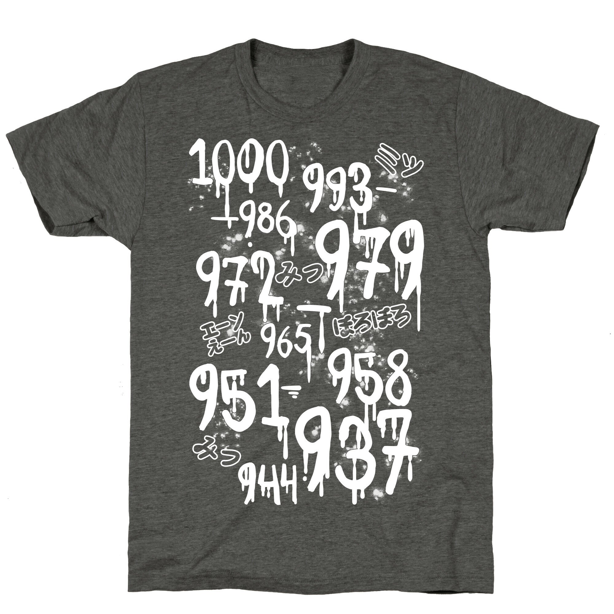 1000 Minus 7 Unisex Triblend Tee