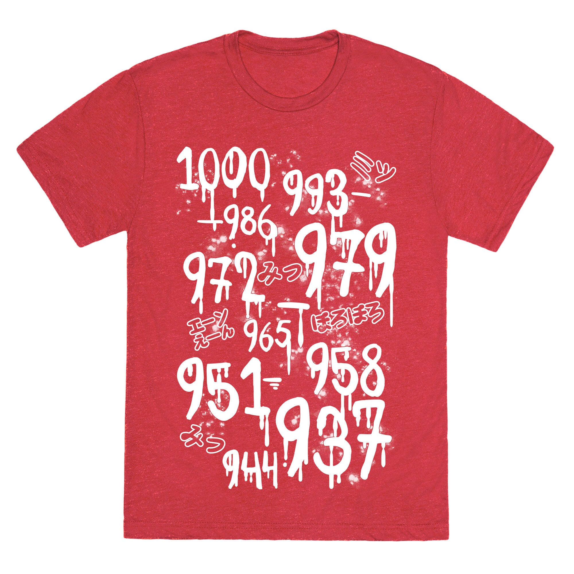 1000 Minus 7 Unisex Triblend Tee