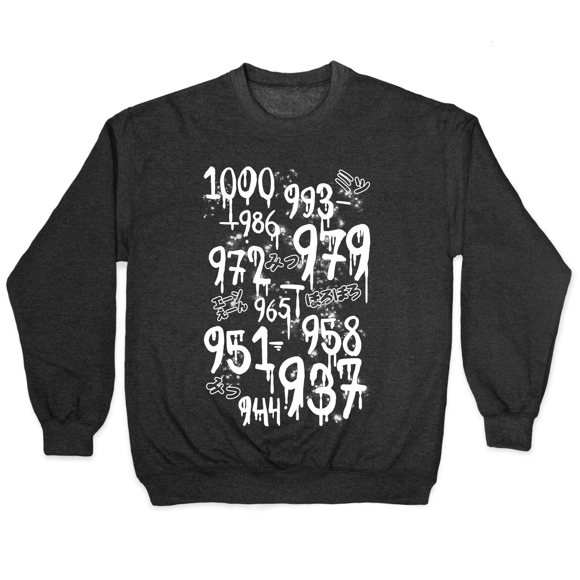 1000 Minus 7 Crewneck Sweatshirt