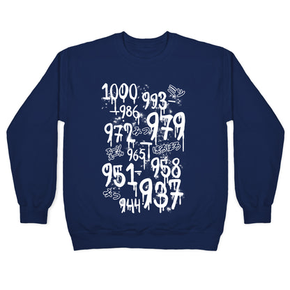 1000 Minus 7 Crewneck Sweatshirt