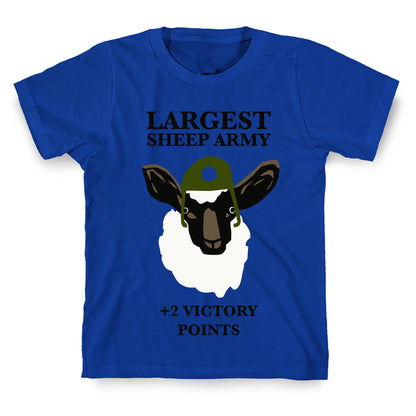 Largest Sheep Army T-Shirt