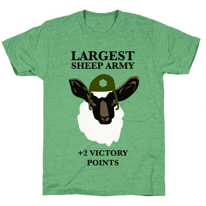 Largest Sheep Army Unisex Triblend Tee