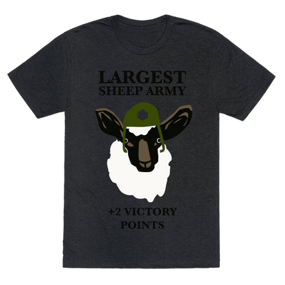 Largest Sheep Army Unisex Triblend Tee