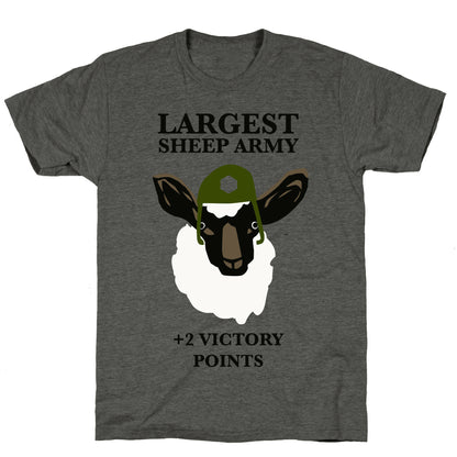 Largest Sheep Army Unisex Triblend Tee
