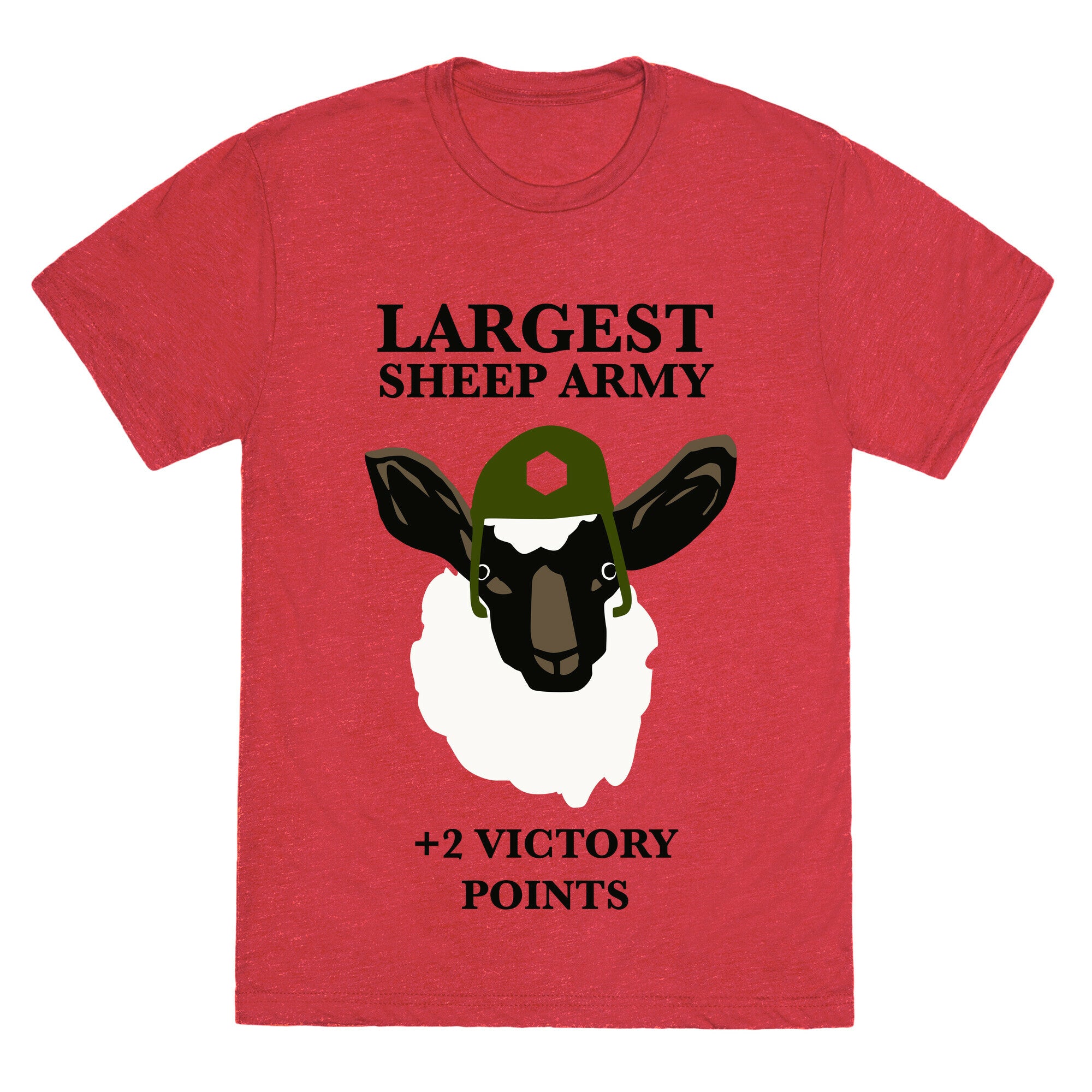 Largest Sheep Army Unisex Triblend Tee