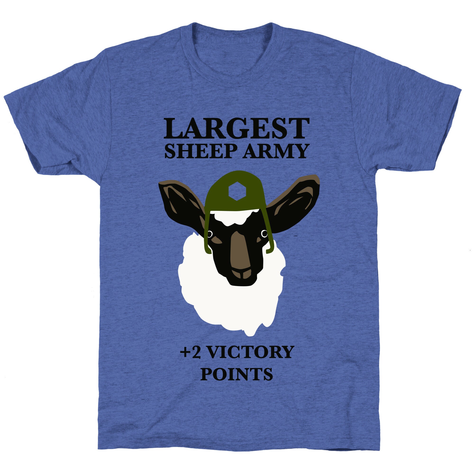 Largest Sheep Army Unisex Triblend Tee