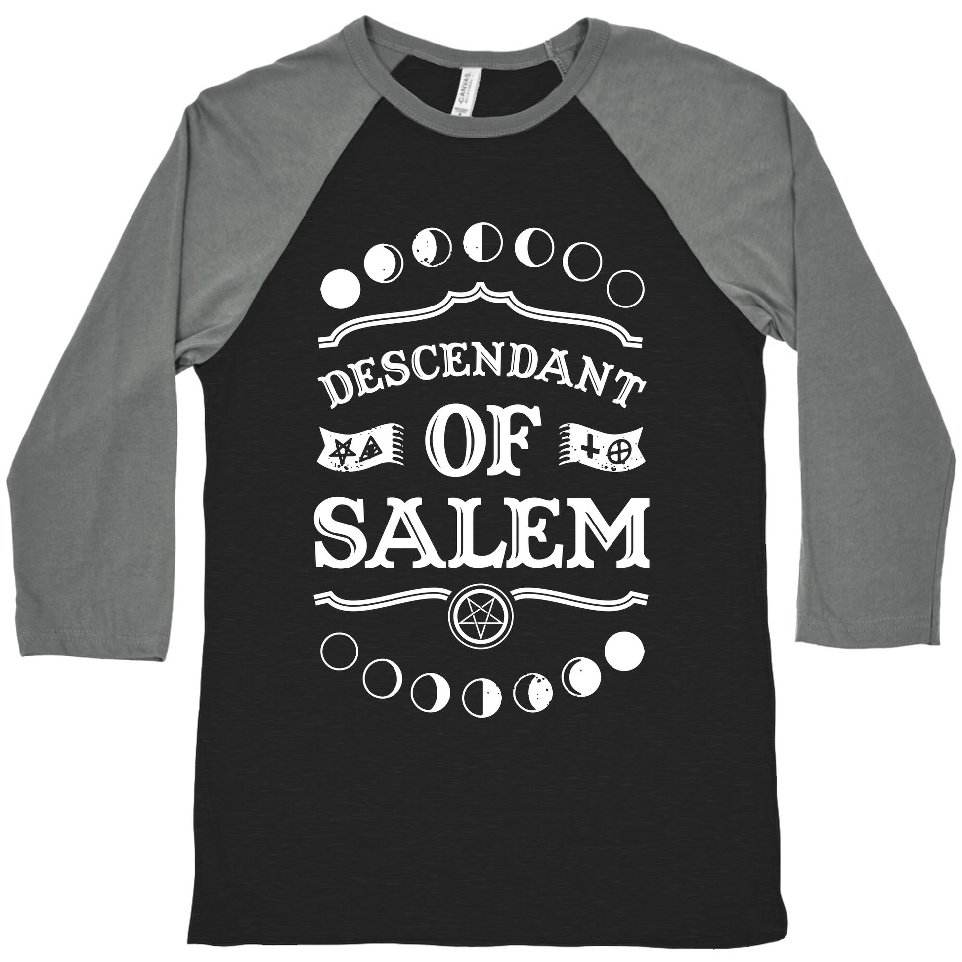 Descendant of Salem Baseball Tee