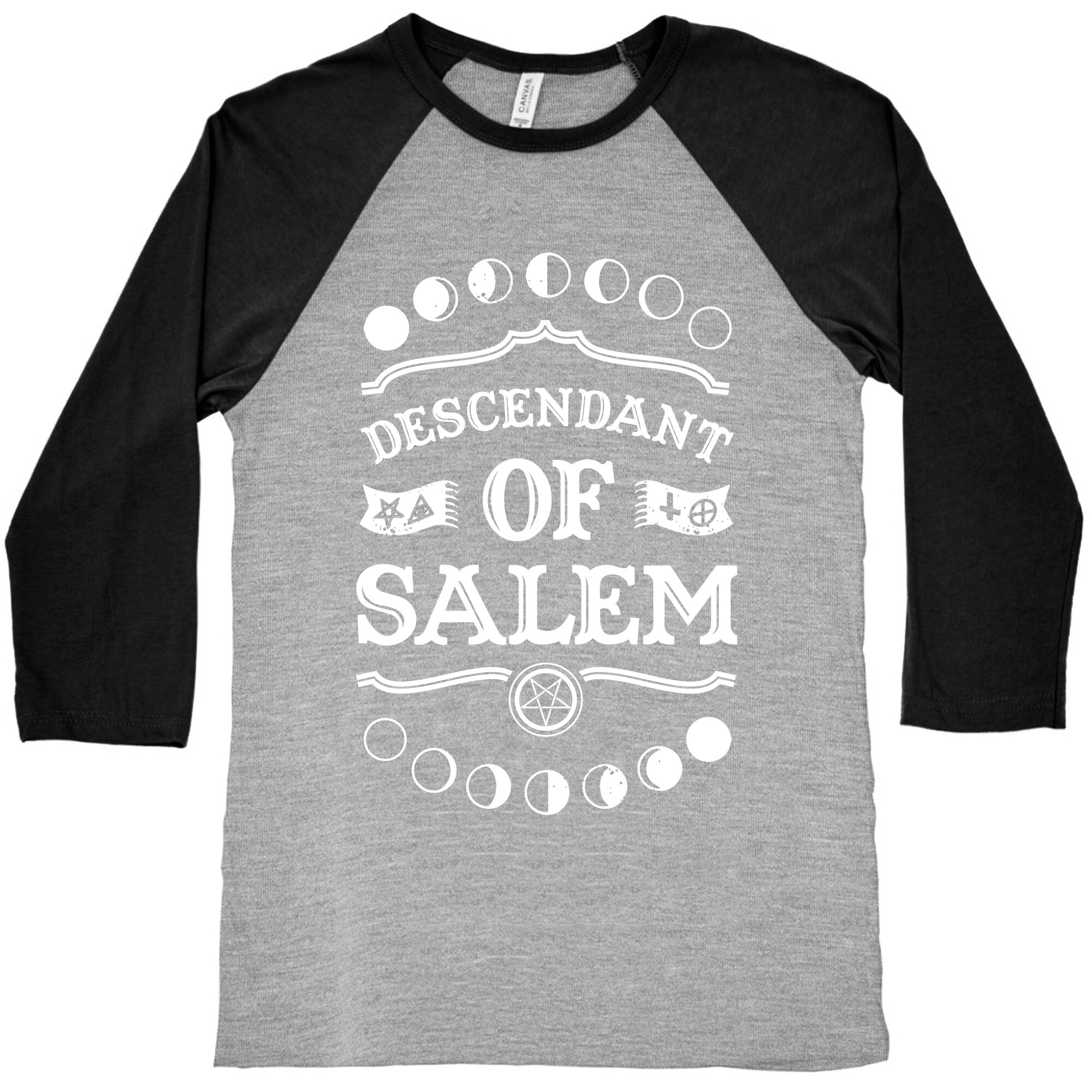 Descendant of Salem Baseball Tee