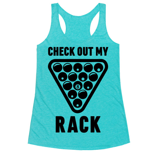 Check Out My Rack Racerback Tank