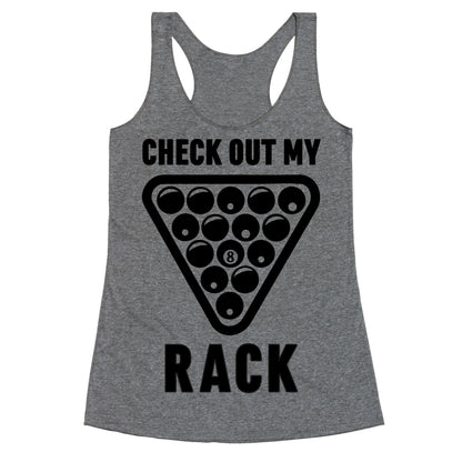 Check Out My Rack Racerback Tank