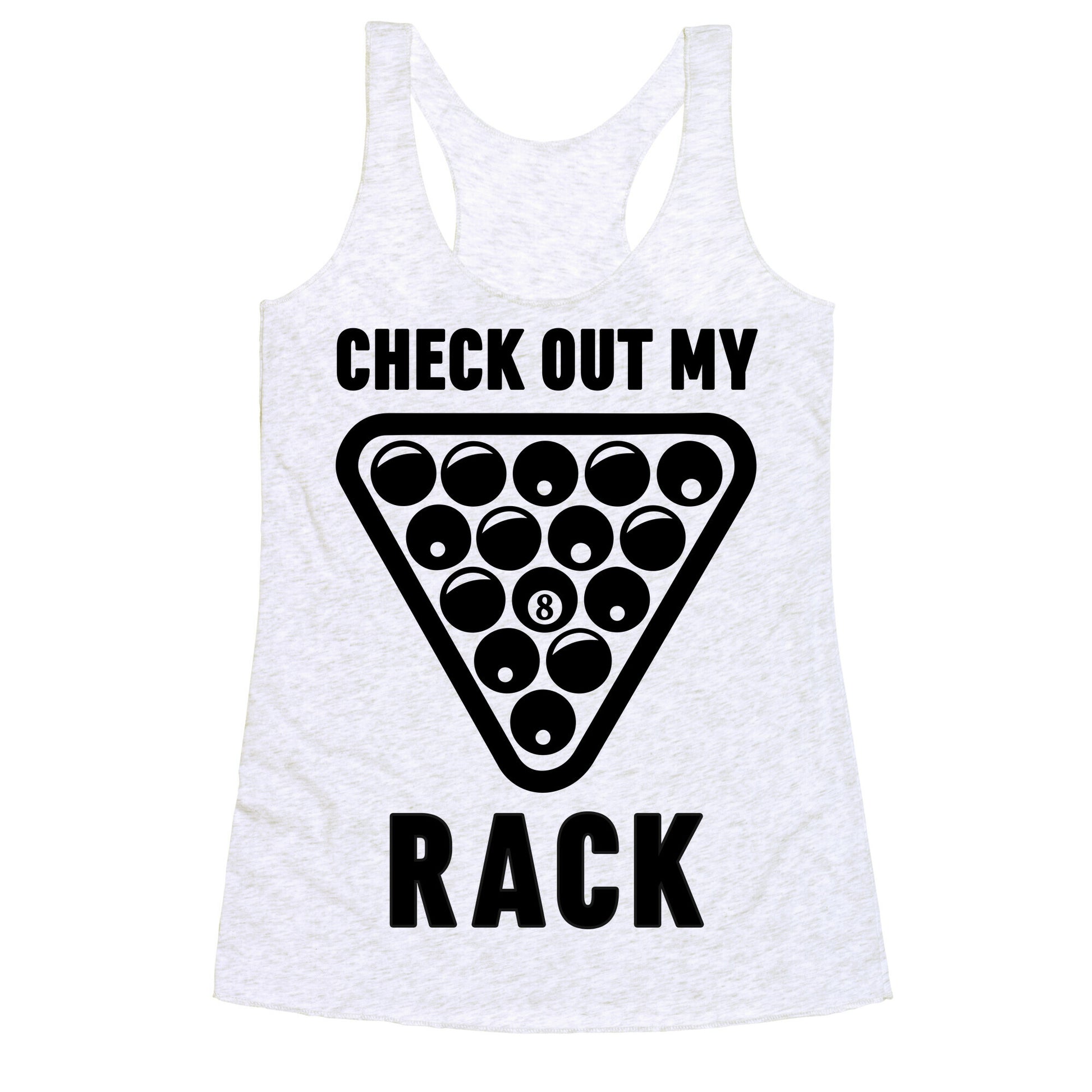 Check Out My Rack Racerback Tank