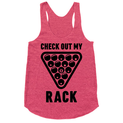 Check Out My Rack Racerback Tank