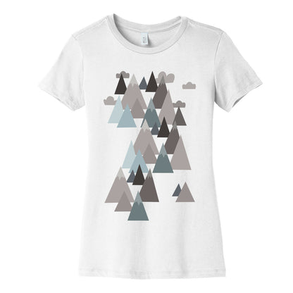 Winter Mountains Women's Cotton Tee