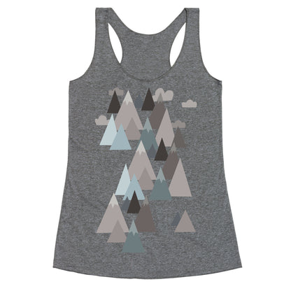 Winter Mountains Racerback Tank