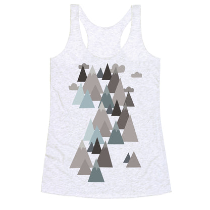 Winter Mountains Racerback Tank
