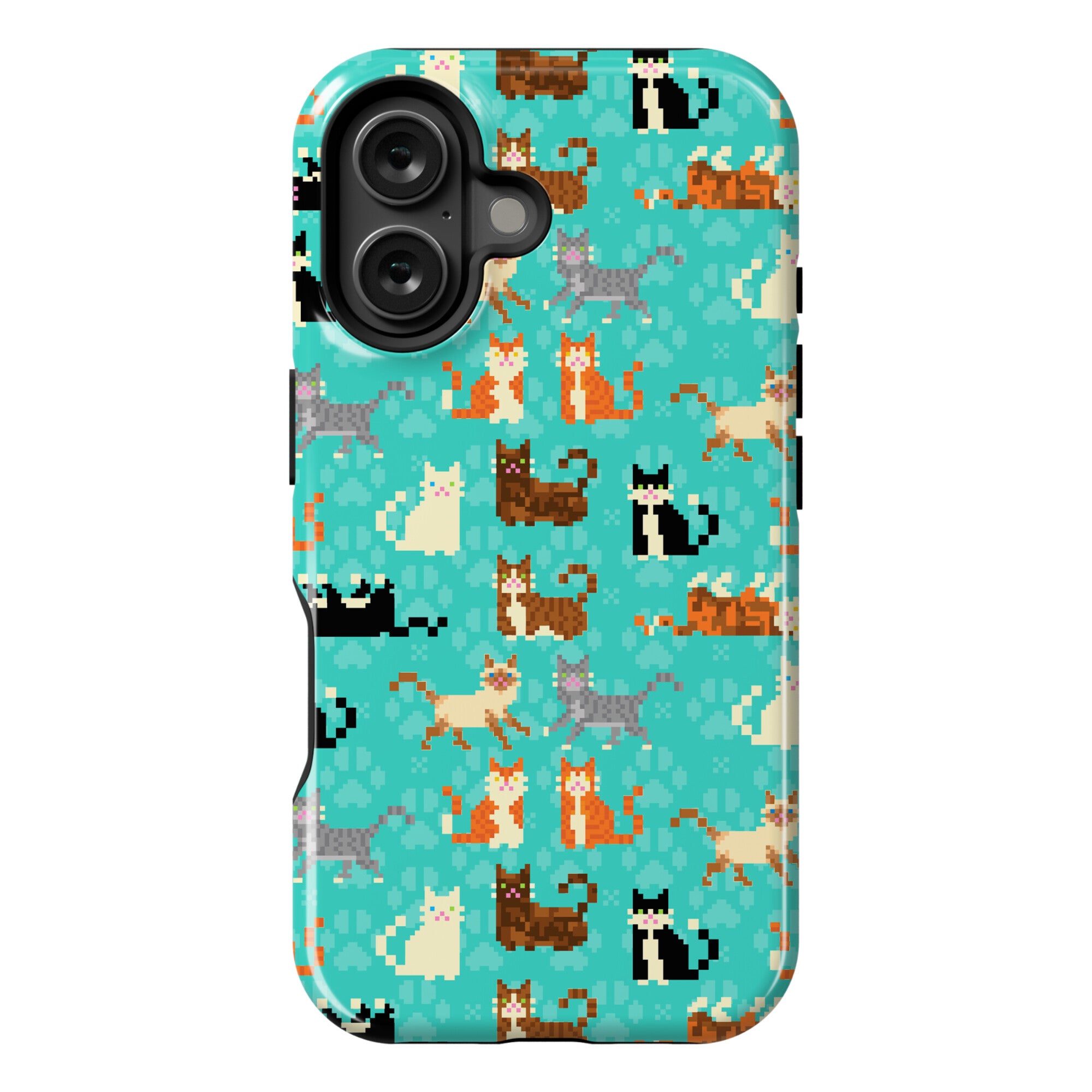 Cute Pixel Kitty Cats Phone Case