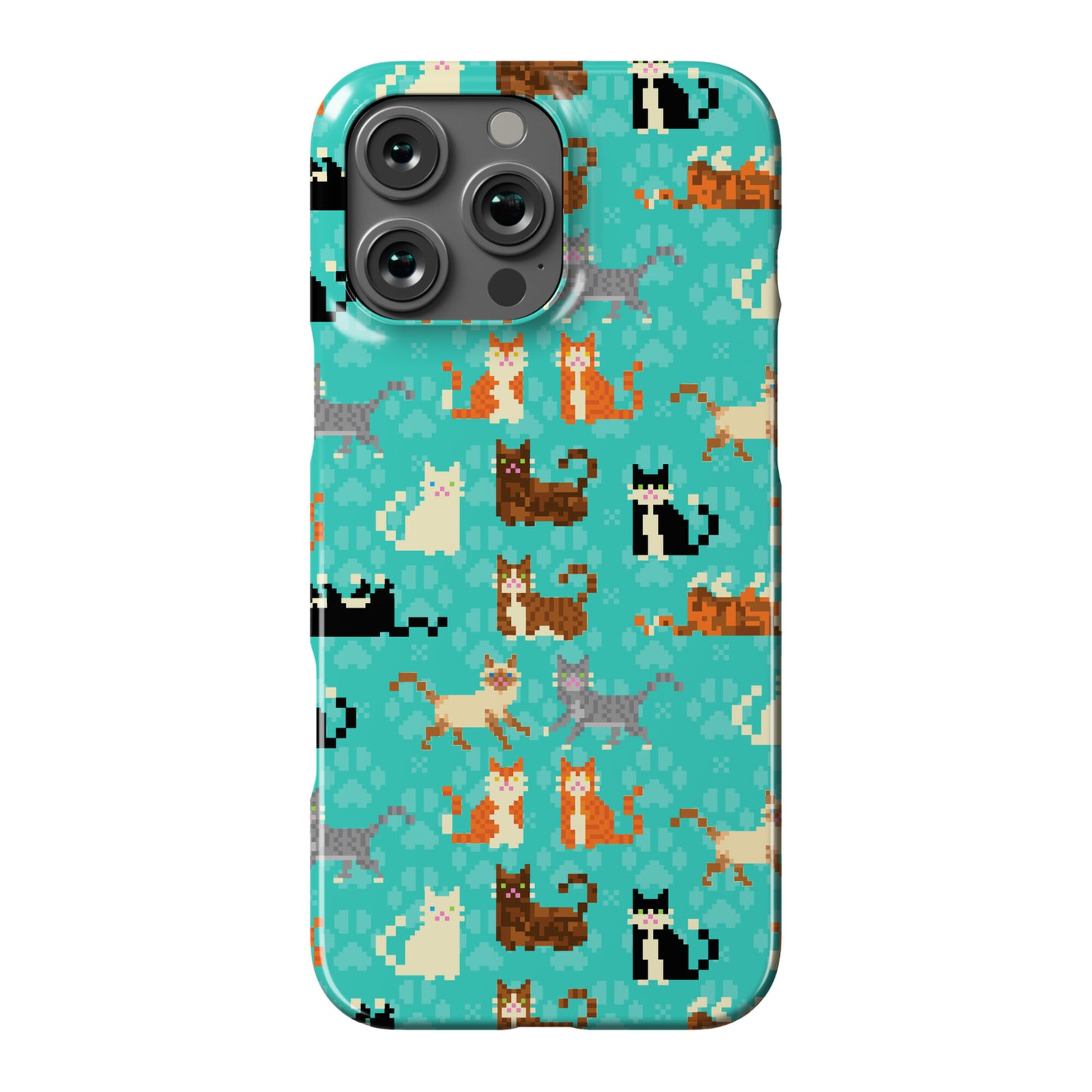 Cute Pixel Kitty Cats Phone Case