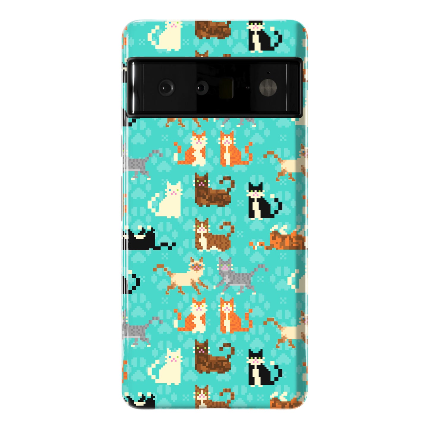 Cute Pixel Kitty Cats Phone Case