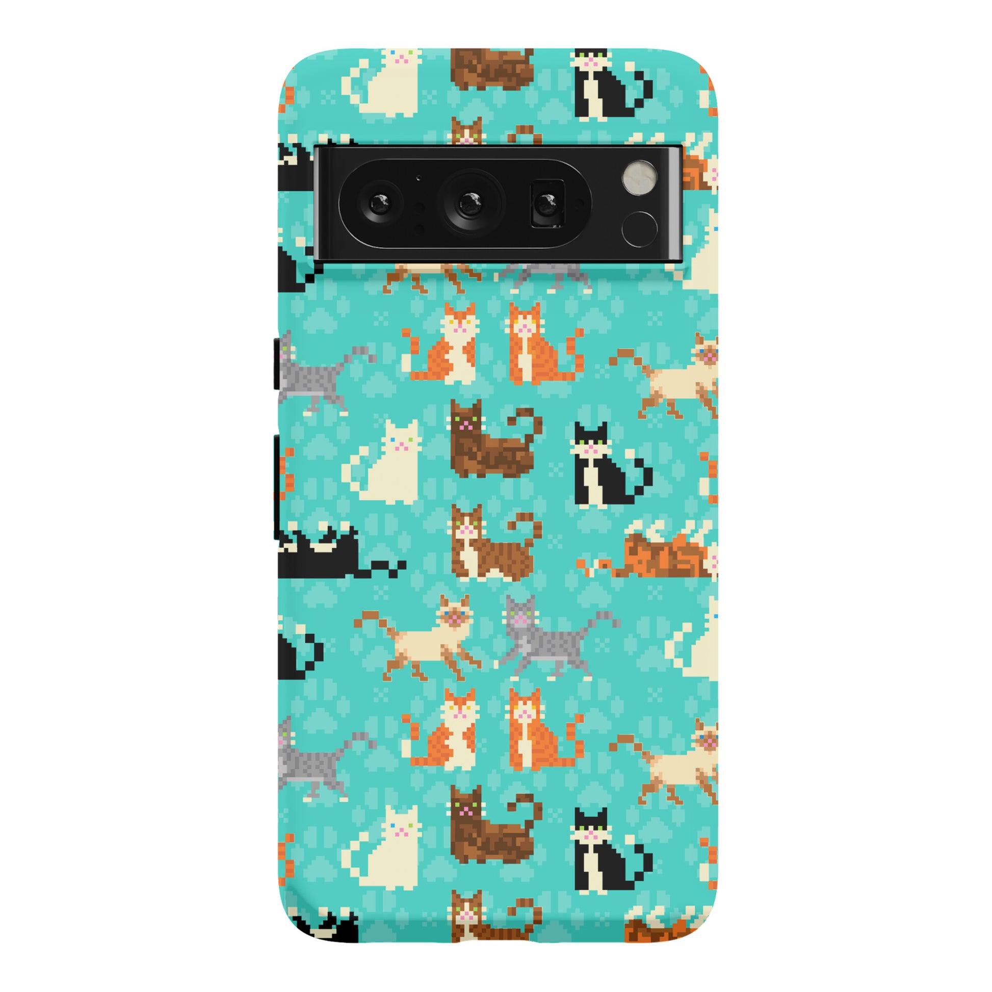 Cute Pixel Kitty Cats Phone Case