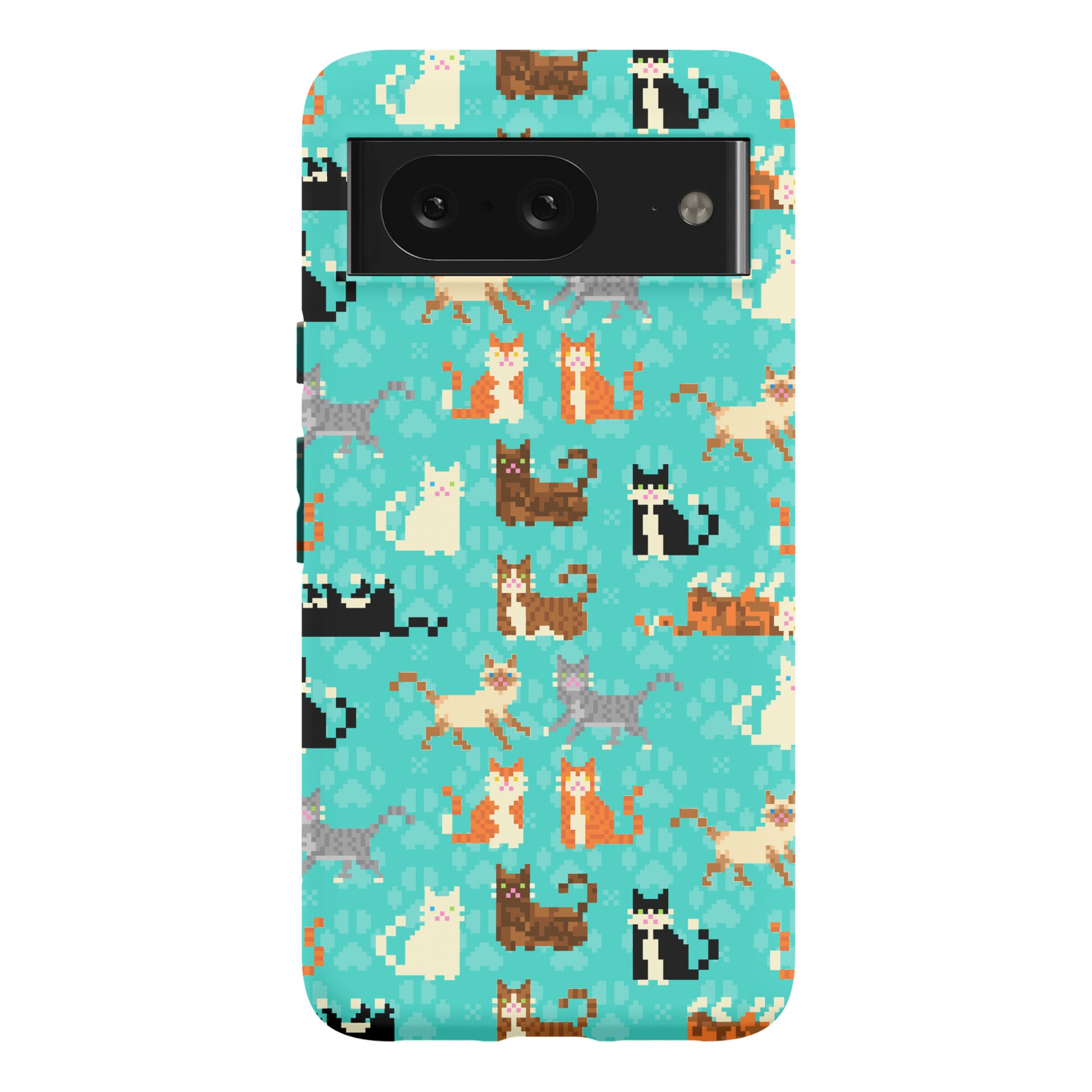 Cute Pixel Kitty Cats Phone Case