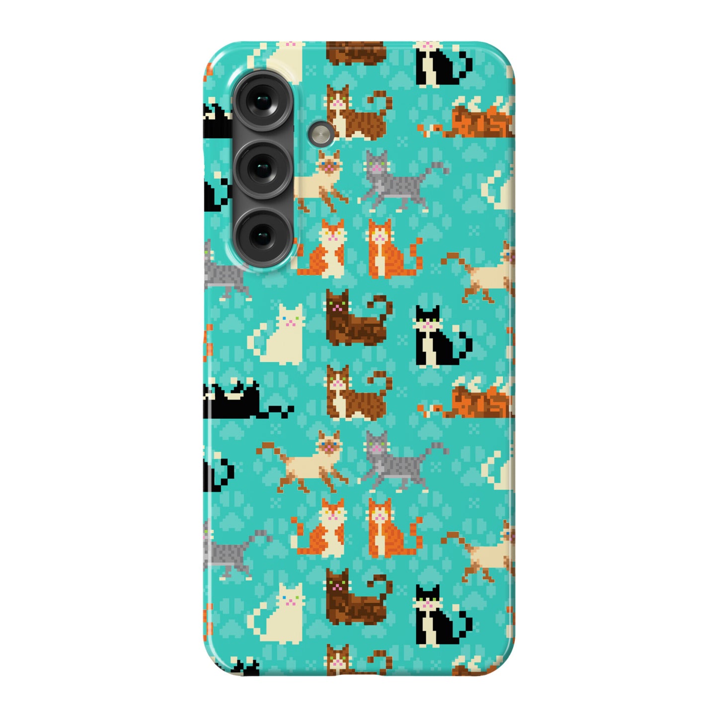Cute Pixel Kitty Cats Phone Case