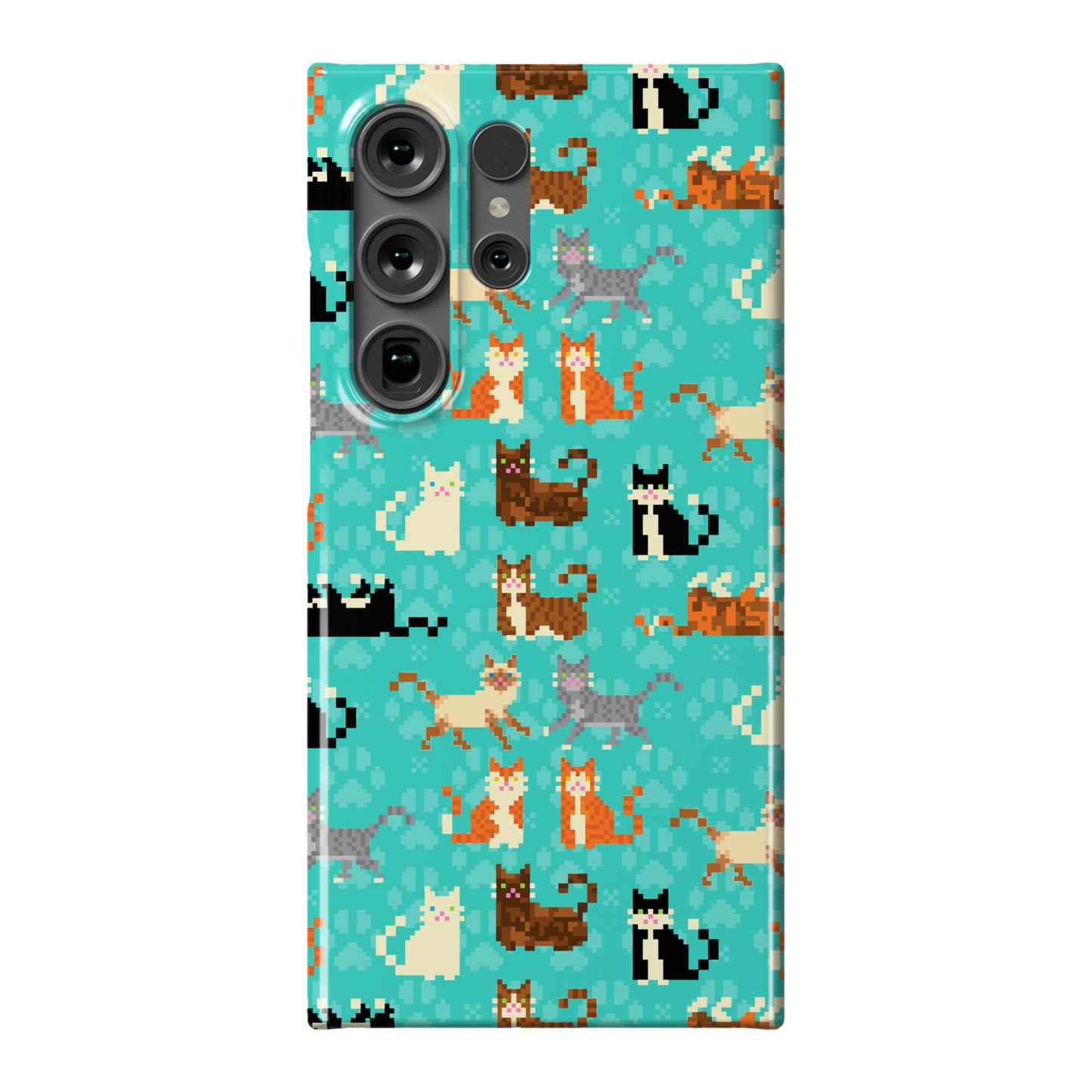Cute Pixel Kitty Cats Phone Case