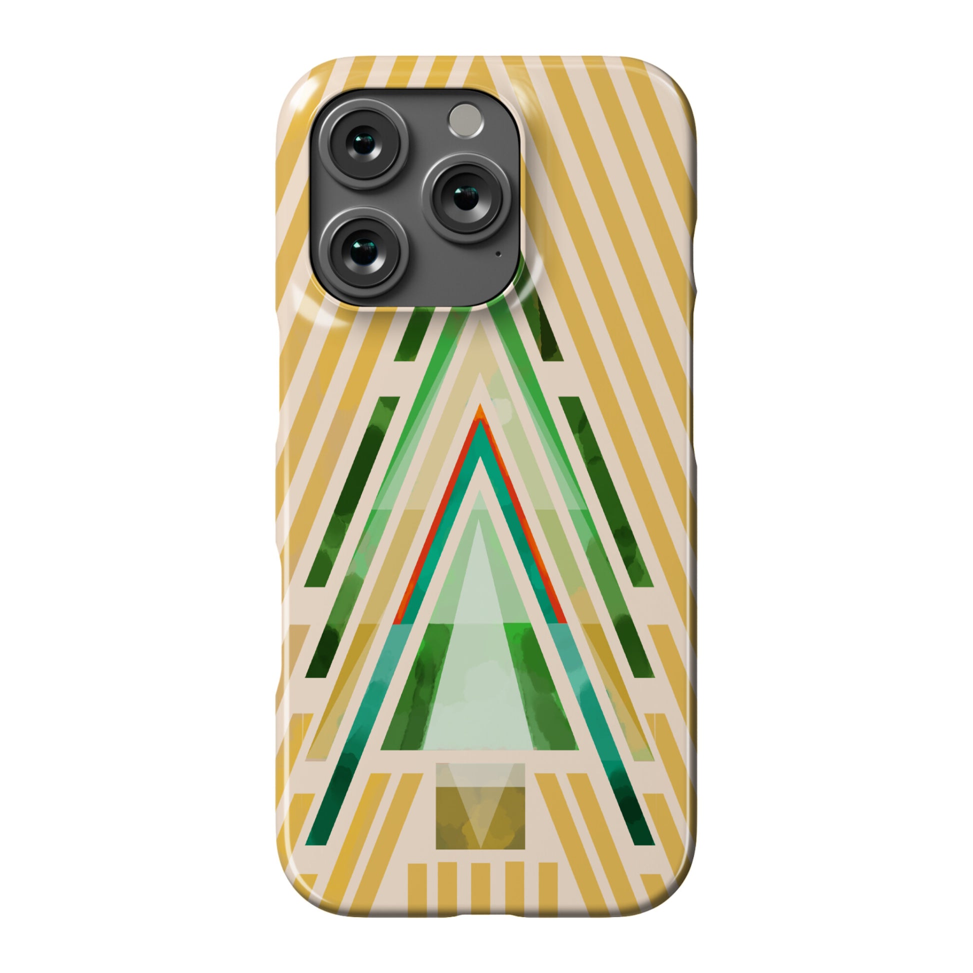 Geometric Summer Tree Phone Case