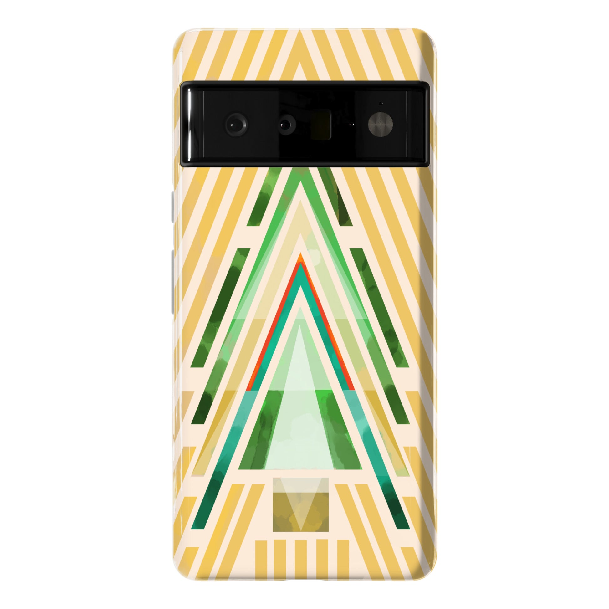 Geometric Summer Tree Phone Case