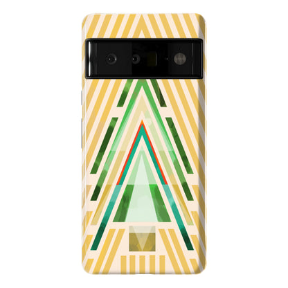 Geometric Summer Tree Phone Case