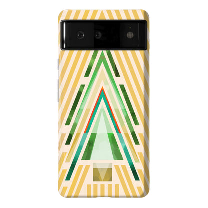 Geometric Summer Tree Phone Case