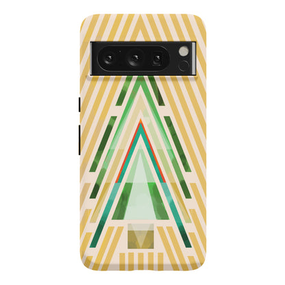 Geometric Summer Tree Phone Case