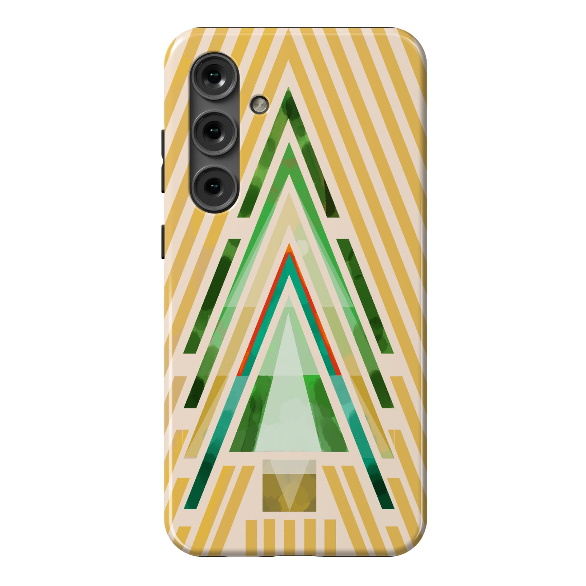 Geometric Summer Tree Phone Case