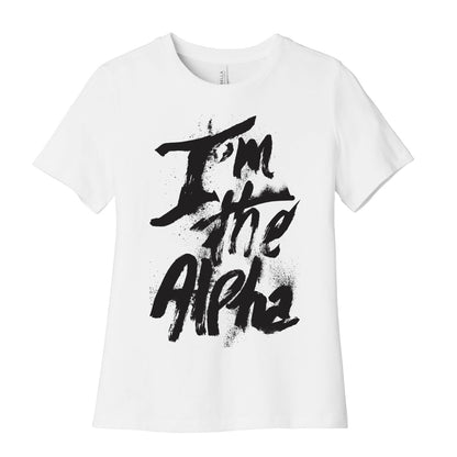 I'm The Alpha Women's Cotton Tee