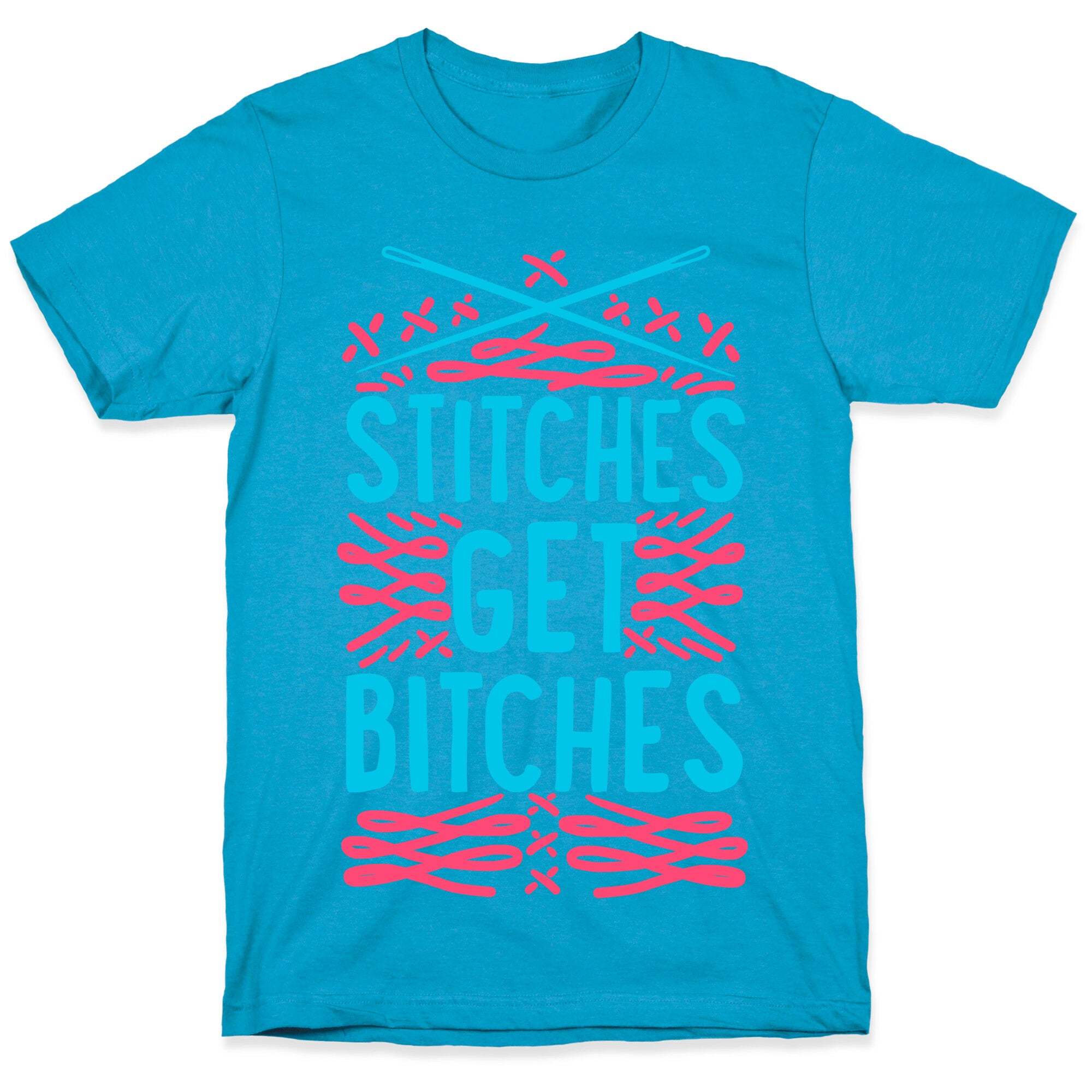 Stitches Get Bitches Unisex Triblend Tee