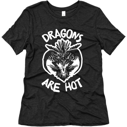 Dragons Are Hot Women's Triblend Tee