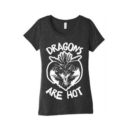 Dragons Are Hot Women's Triblend Tee
