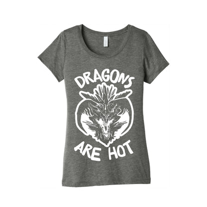 Dragons Are Hot Women's Triblend Tee