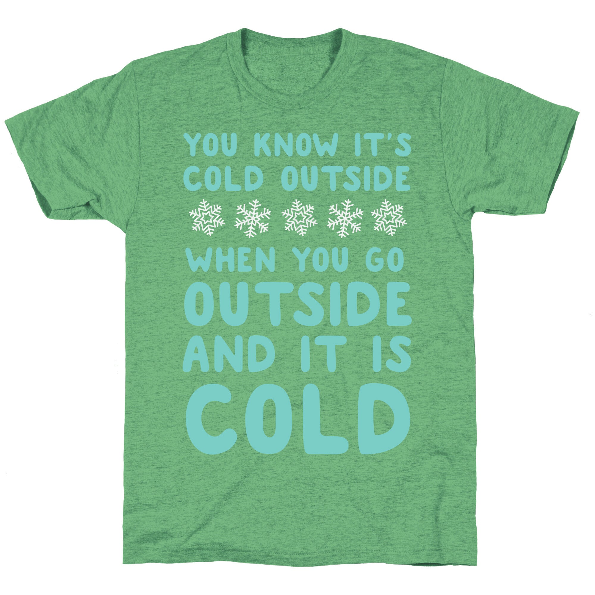 You Know It's Cold Outside Unisex Triblend Tee