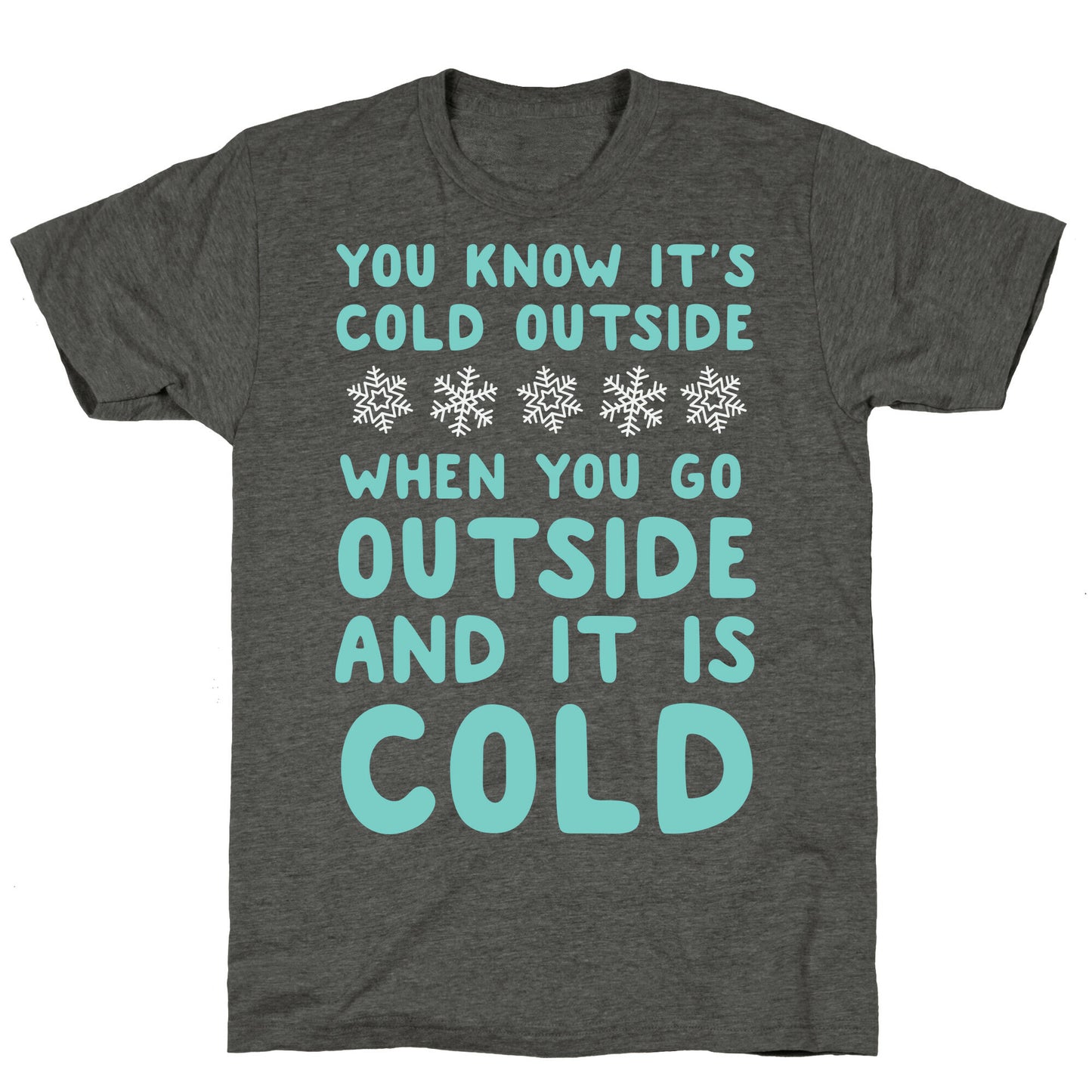 You Know It's Cold Outside Unisex Triblend Tee