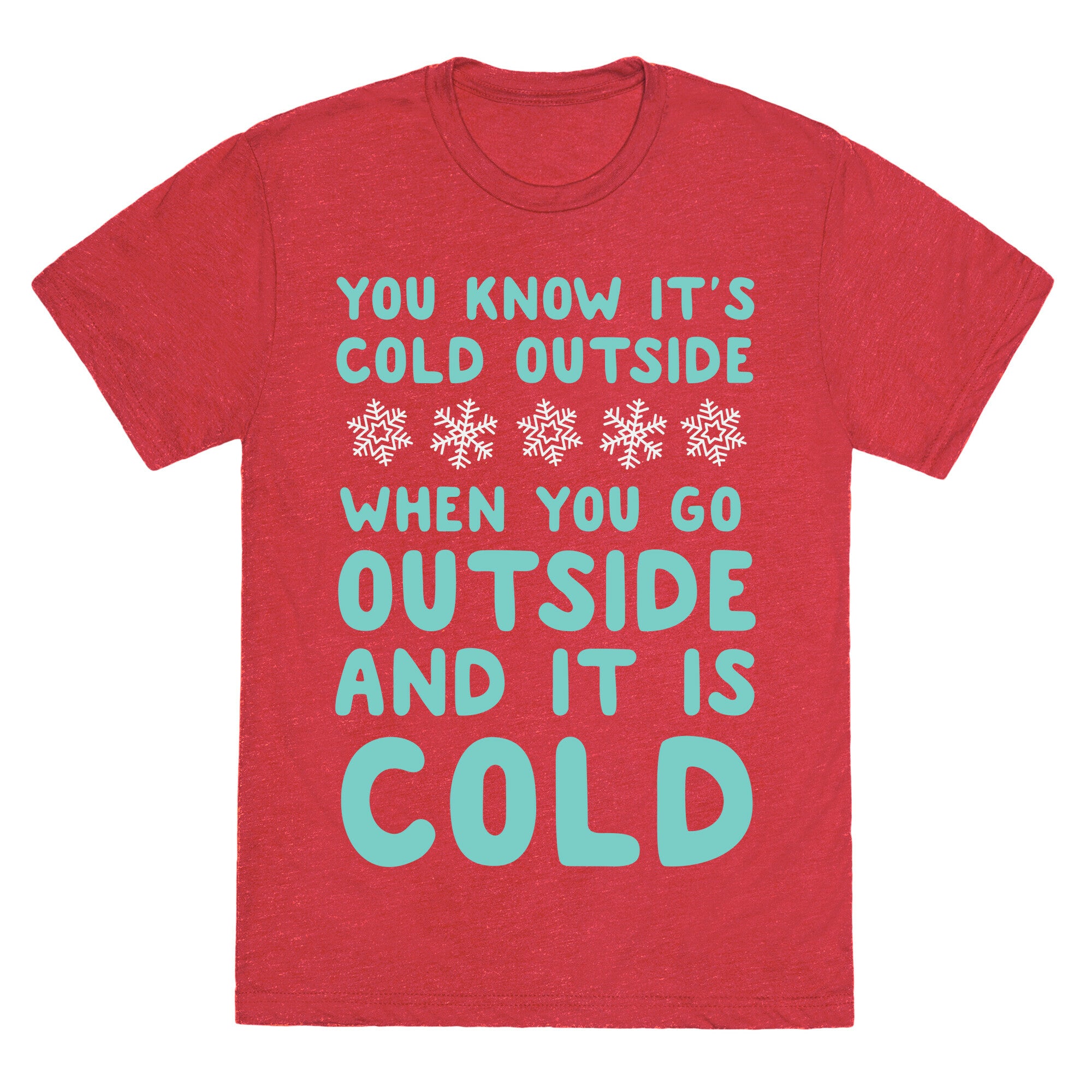 You Know It's Cold Outside Unisex Triblend Tee