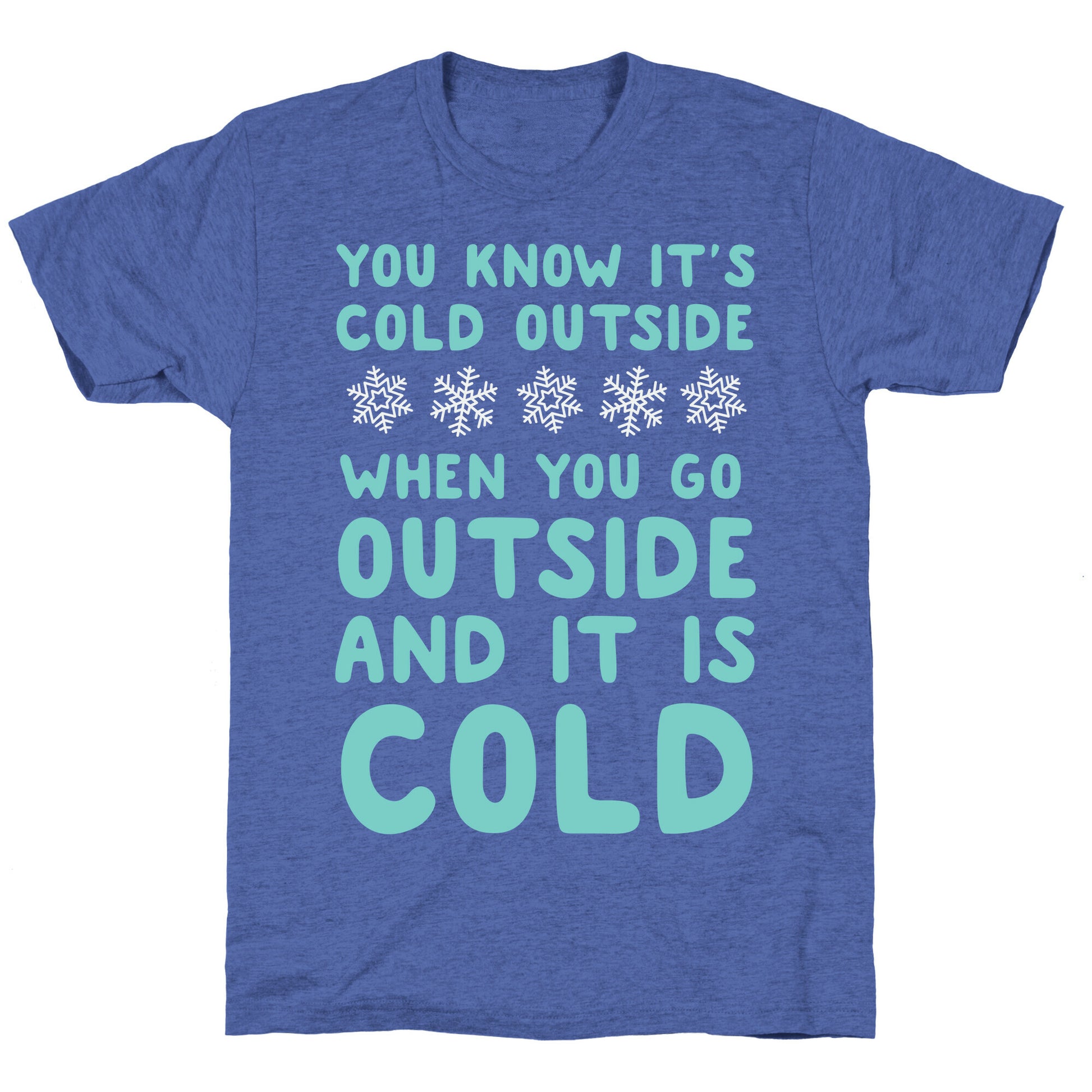 You Know It's Cold Outside Unisex Triblend Tee