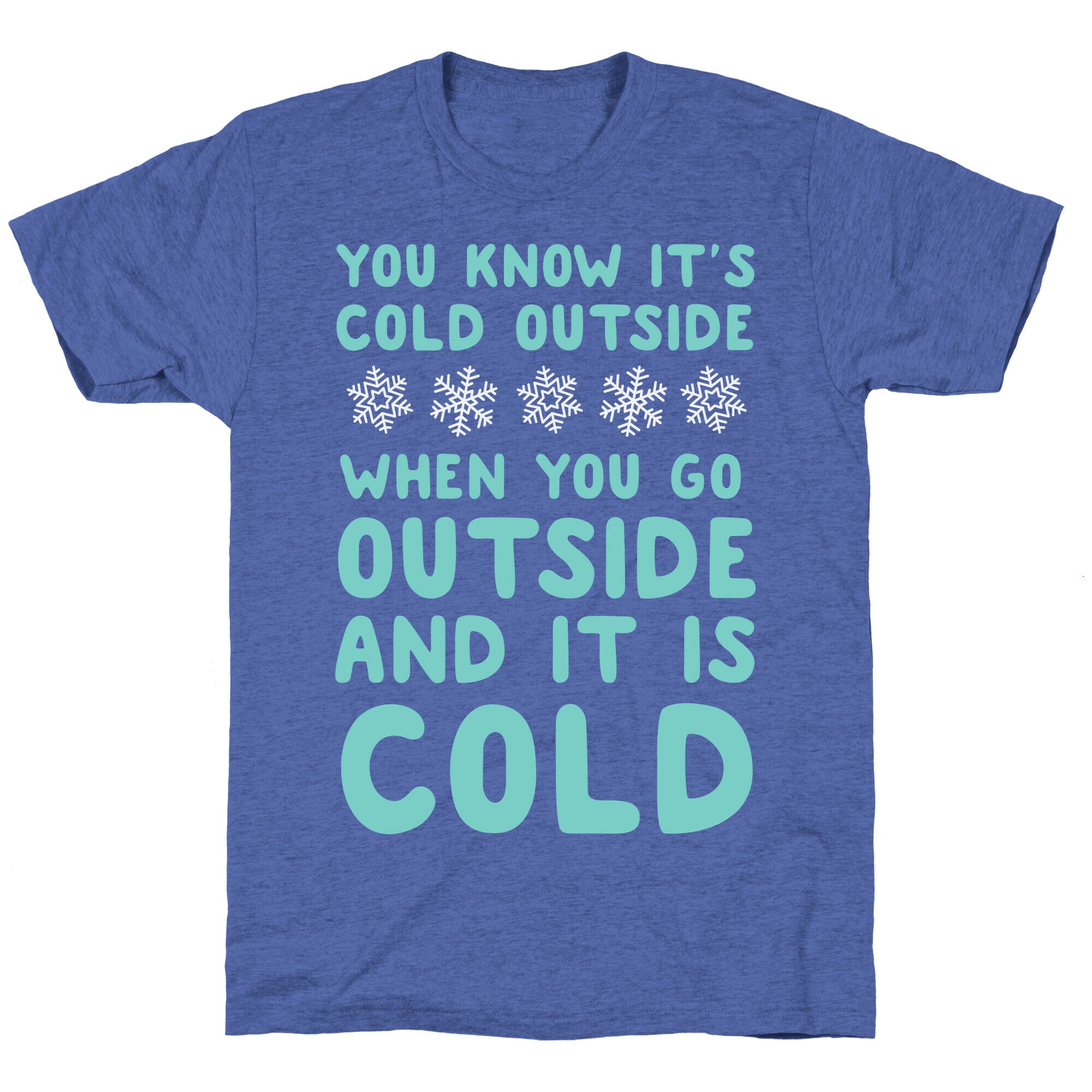 You Know It's Cold Outside Unisex Triblend Tee